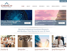 Tablet Screenshot of cornercap.com
